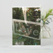 「ラブ」クリスマスパーティの招待状 招待状 (スタンド正面)