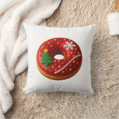 ラブ クリスマス ドーナツ 投げ枕 クッション (ブランケット)