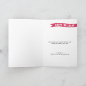 ラブ·ク包まれたリスマス·フォトカードで シーズンカード (内部)