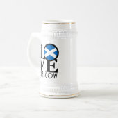 ラブ グラスゴー スコットランド ビールジョッキ (正面左)