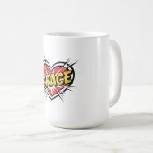ラブ グレース コーヒーマグカップ (正面右)