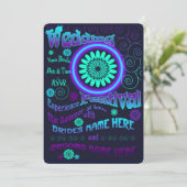 ラブ・サマー・ウェディング招待状 招待状 (スタンド正面)