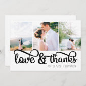 ラブ＆サンクス フォト サンクス カード (正面/裏面)