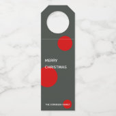 ラブ＆ジョイがあなたに ホリデー フェイバー パーティー ボトルネックタグ (裏面)