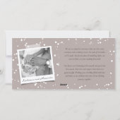 ラブ&ジョイデルの初めてのクリスマスフォトコラージュカード シーズンカード (裏面)