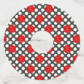 ラブ＆ジョイ カムトゥーユー ホリデーパーティ ゲスト名 ワイングラスタグ (正面)