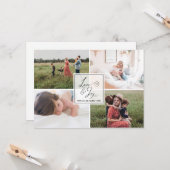 ラブ&ジョイ | シンプルChristmas Card カード (正面/裏面インサイチュ)