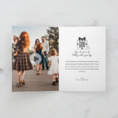 ラブ&ジョイ ファミリーフォト QRコード ビデオメッセージ シーズンカード (内部)