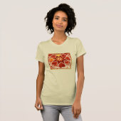 'ラブ・スターバースト' レディース Tシャツ (正面フル)