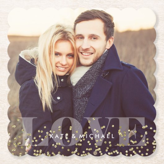 ラブ&スパークルズの写真 ペーパーコースター (正面)