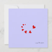 ラブ セイル 招待状 (裏面)