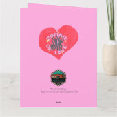 ラブ・ゾンビ レトロパンク グランジロッカー バレンタイン カード (裏面)