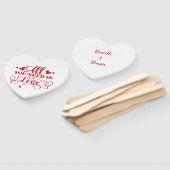 ラブ タイポグラフィ ハンド ファン (組立なし)