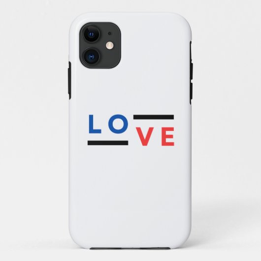 ラブ タイポグラフィ Case-Mate iPhoneケース (裏面)