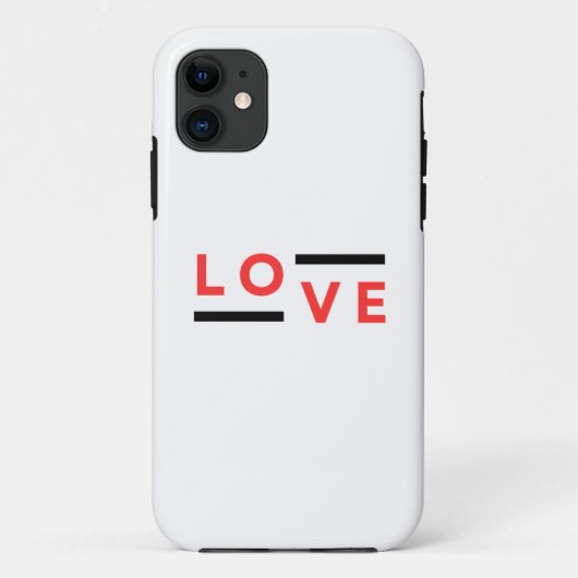 ラブ タイポグラフィ Case-Mate iPhoneケース (裏面)
