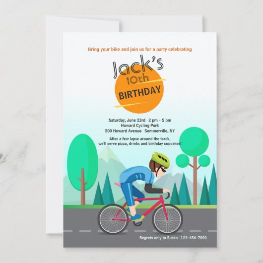 ラブ·トゥ·ライド招待状 招待状 (正面)