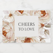 ラブ・トゥ・ラブ ウェディング スパークリングワインラベル (シングルラベル)