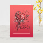 ラブ・トｳ・ダンス　グリーティングカード カード (黄色い花)