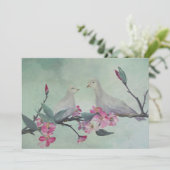 ラブ・ドーブの招待状 - オリジナルアート 招待状 (スタンド正面)