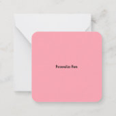 ラブ ノートカード (裏面)