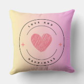 ラブ&ハピネス装飾用クッション クッション (裏面)