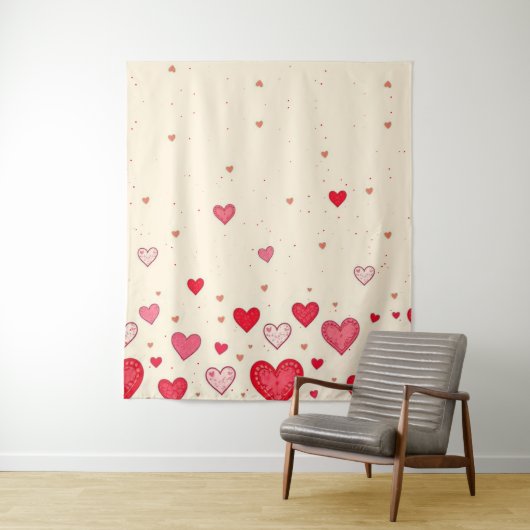 ラブ, ハート, バレンタイン, ウェディング - タペストリー (インサイチュ)