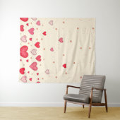 ラブ, ハート, バレンタイン, ウェディング - タペストリー (インサイチュ(横))