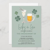 ラブ・バブル&ブリューエンゲージメント 招待状 (正面/裏面)
