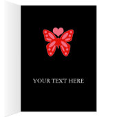 ラブ&バラBlackboardスタイルカード (内側 (右))