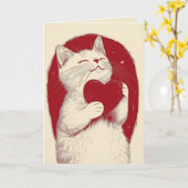 ラブ、バレンタイン、バレンタインデー、バレンタイン、ハート カード (黄色い花)