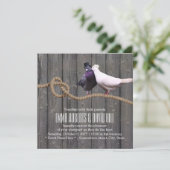 『ラブ·バーズ·タイ·ザ·ノット·バーン·ウッド結婚ズ』 招待状 (スタンド正面)