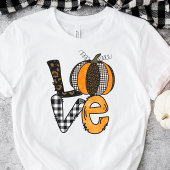 ラブ パンプキン 秋 Tシャツ