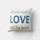 ラブ&ビーチ枕 クッション (裏面)