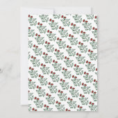 ラブ&ピザハンドドローお洒落ドウェディングシャワー 招待状 (裏面)