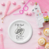 ラブ＆ピザ | カジュアルなリハーサルディナー ペーパープレート (パーティー)