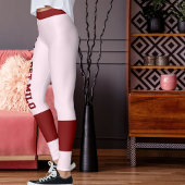 ラブ ピンク レッド バレンタインデーのためのオリジナルギフト レギンス