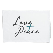 ラブ&ピースピローケース