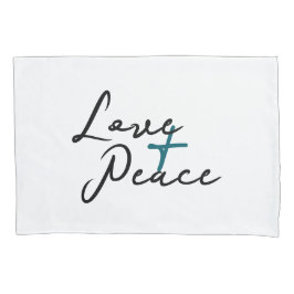 ラブ&ピースピローケース 枕カバー