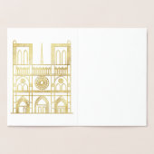 ラブ&ピース·クリスマス·ウィッシュズ·ドーブ·オリーブ·ブランチ 箔カード (内部)