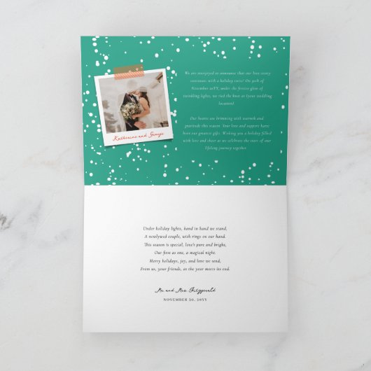 ラブ ピース ジョイ キッス カラー タイポグラフィー クリスマス (内部)