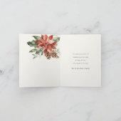 ラブ ピース ヘルス ポインセチア バンチ ゴールド 2023 フォト シーズンカード (内部)