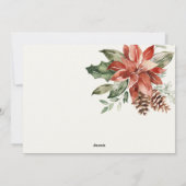 ラブ ピース ヘルス ポインセチア バンチ フォイル ゴールド 2025 シーズンカード (裏面)