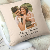 ラブ フォト シンプル モダン パーソナライズ ギフトスロー クッション