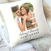 ラブ フォト シンプル モダン パーソナライズ ギフト クッション