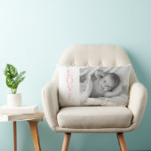 ラブ フォト 記念 ピンク タイポグラフィー 腰 クッション (椅子)