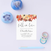 ラブ フォー ザ ブライド シャワー パンプキン チラシ (シングル)