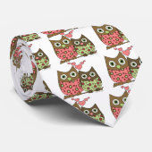 ラブ・フクロウズ ネクタイ (ロール)