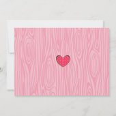 『ラブ·フクロウ』枝の招待状 招待状 (裏面)