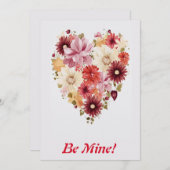 ラブ フラワー レインボー ハート 2 カスタマイズ シーズンカード (正面/裏面)