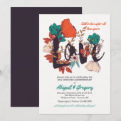 ラブ フローラル インビテーション (正面/裏面)